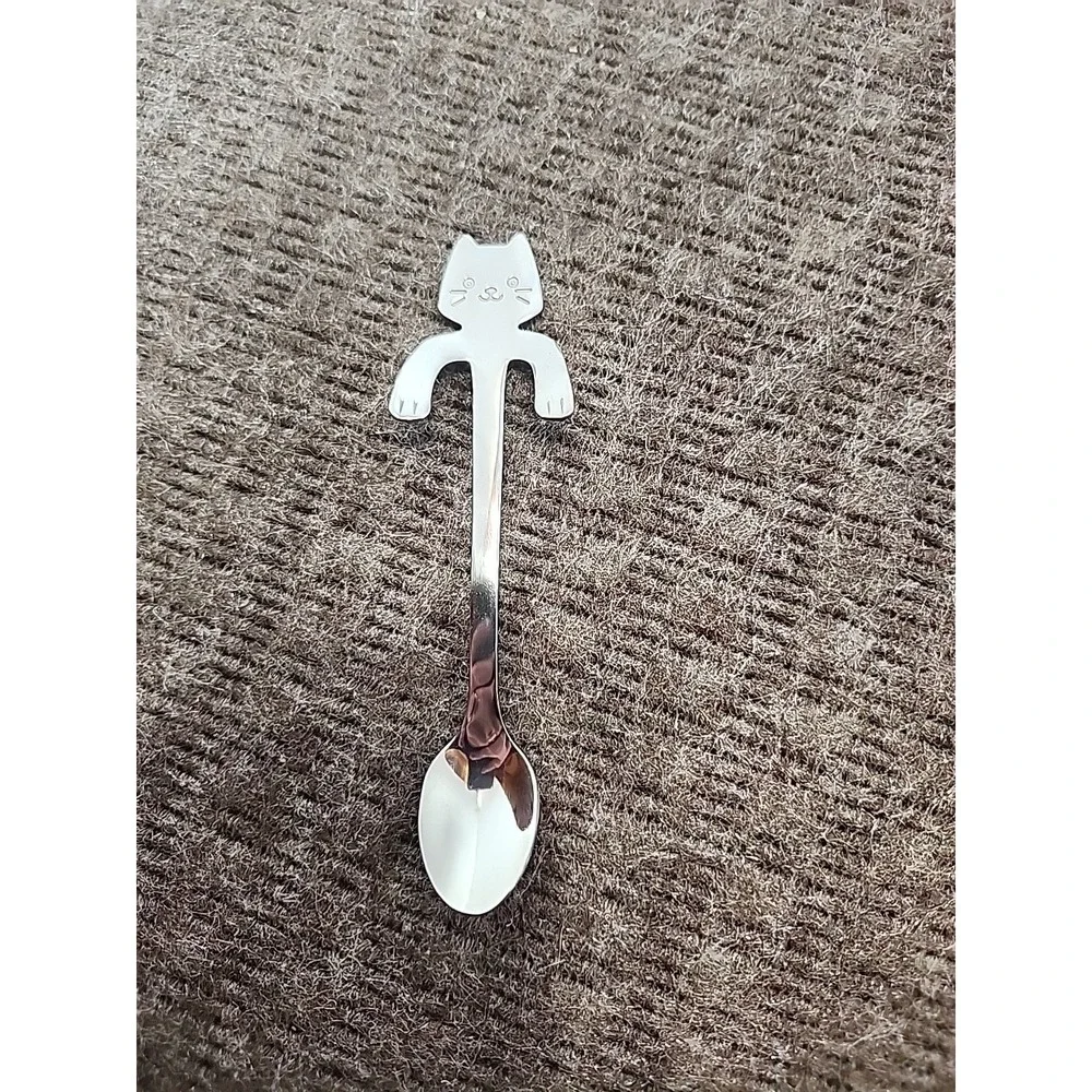 Stainless Steel Spoon Hanging Cat‎ For Mugs